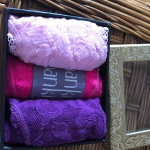 Hanky Panky Three-Pack of The Original Thong NWOT